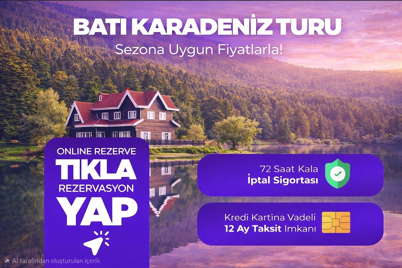 1 GECE 2 GÜN BATI KARADENİZ TURU