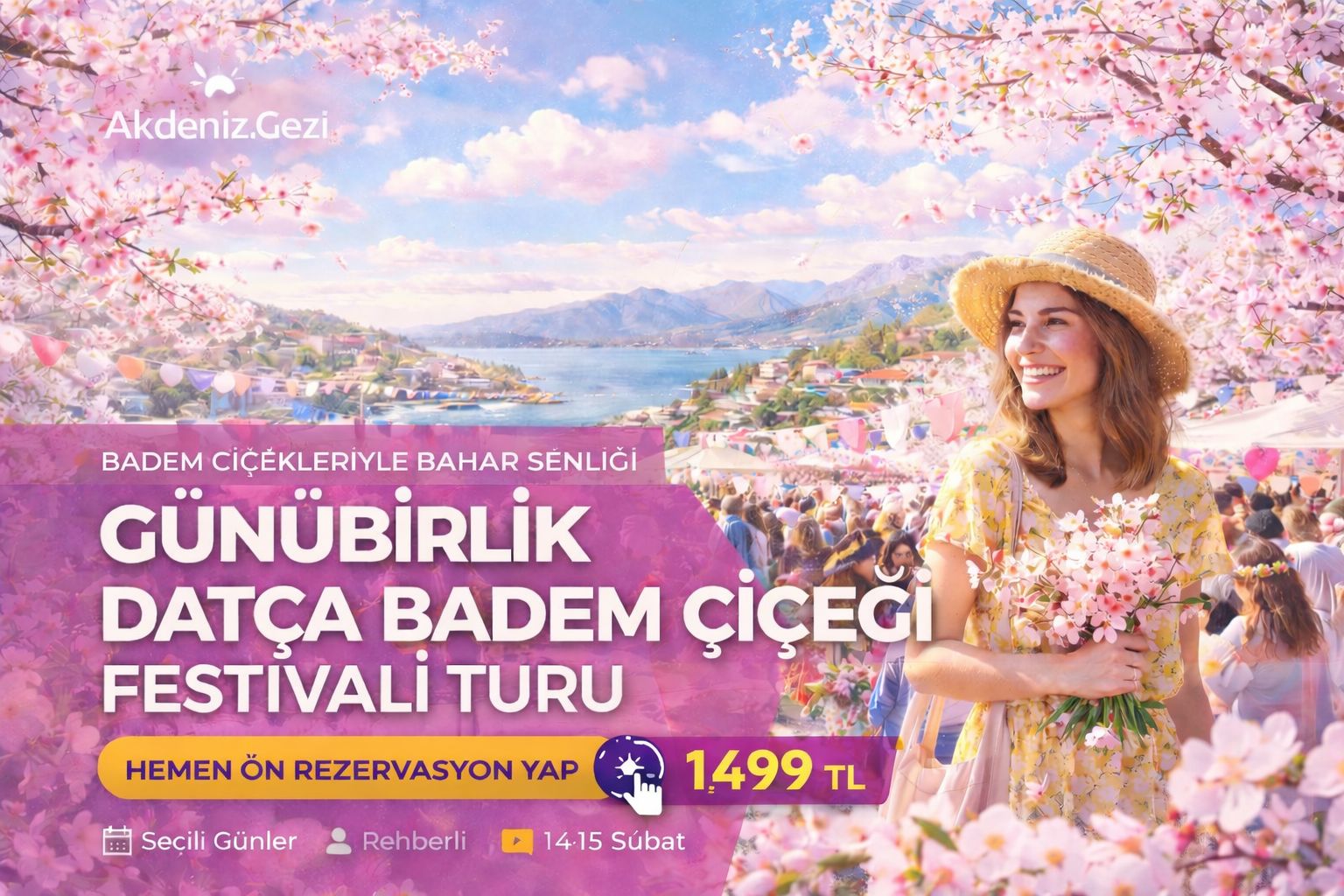 Datça Badem Çiçeği Festivali Turu